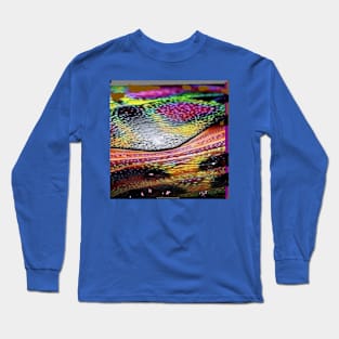 Colorful Mosaic Pattern Long Sleeve T-Shirt